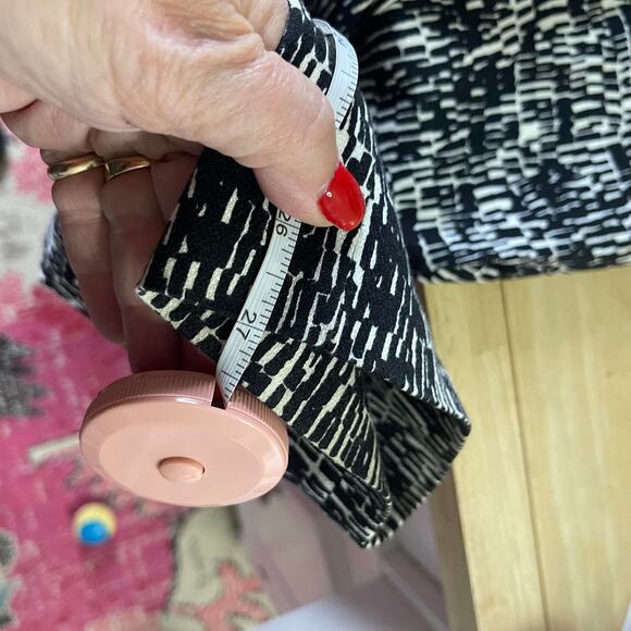 Chico's pants slacks trousers women's size small (vanity 0) white black classic - Picture 14 of 16